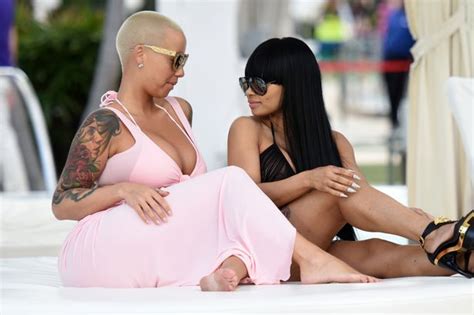 attention seekers amber rose and blac chyna pretend to