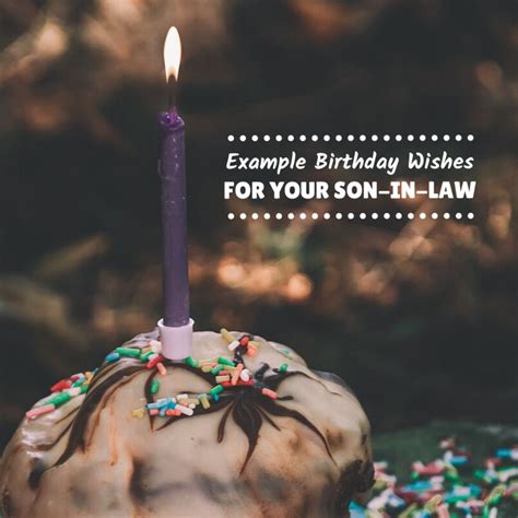 son  law birthday wishes   write   card holidappy