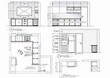 Kitchen Modular Autocad Interior  Project Cad Drawing Plan Elevation Detail Cadbull Description sketch template
