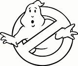 Ghostbusters Logo Ghost Coloring Drawing Silhouette Da Busters Pages Decal Color Birthday Party Choose Printable Colorare Disegni Drawings Kids Halloween sketch template