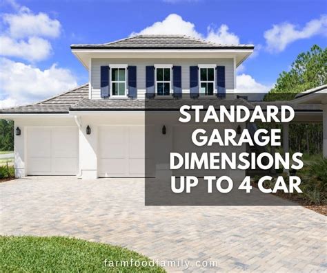 standard garage size dimensions       cars