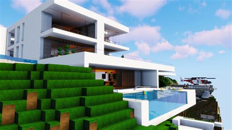 modern houses minecraft