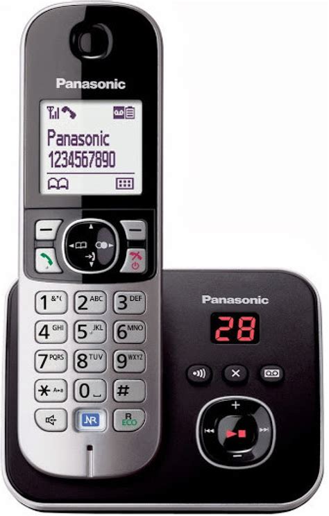 panasonic pa kxtg cordless landline phone  answering machine