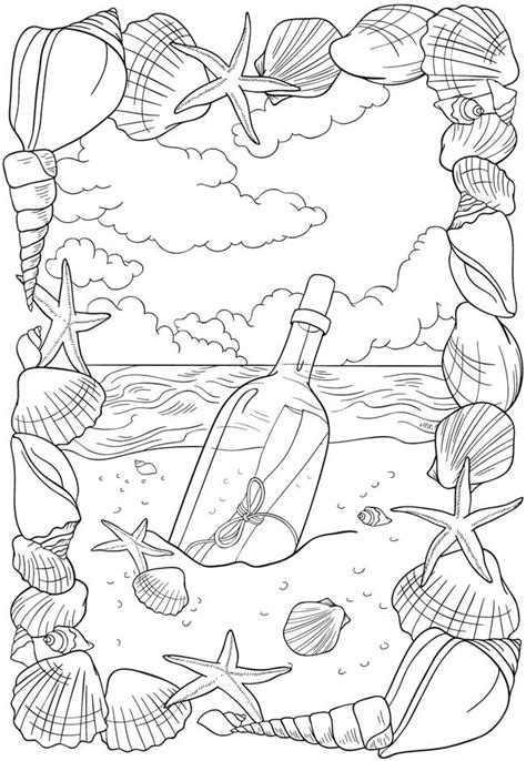 top  ideas  beach coloring pages  adults home family