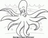 Octopus Tintenfisch Oktopus Pulpos Pieuvre Mer Megamind Nuoc Tranh Duoi Mau Coloringhome Malvorlagen sketch template