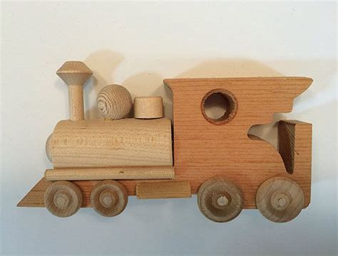 wooden train engine  joystudiovintage  etsy wooden train wooden