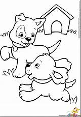 Puppy Kids Drawing Coloring Dog Pages Printable Getdrawings sketch template