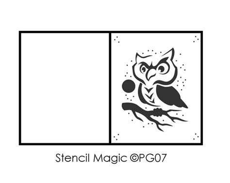 owl card template owl card card templates cards