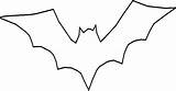 Bat Coloring Pages Bats Template Stencil Halloween Cut Google sketch template