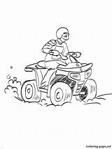 Coloring Pages Atv Four Wheelers Quad Wheeler Drawing Printable Getdrawings Terrain Vehicle Boys Color Drawings Getcolorings Comments sketch template