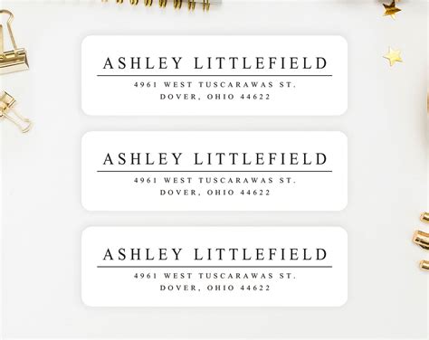 return address label designs  examples psd ai examples