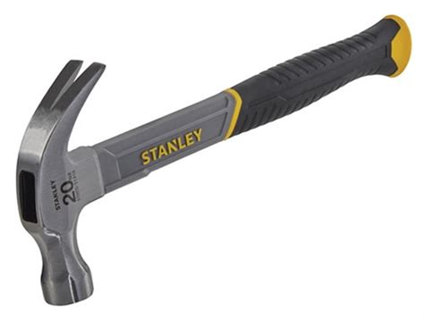 stanley xmsfgham curved claw hammer fibreglass shaft  oz
