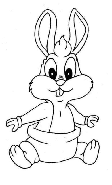 baby bunny coloring pages