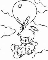Baby Coloring Pages Angel Getcolorings sketch template