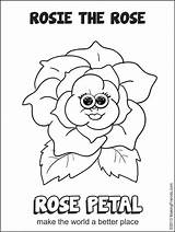 Daisy Coloring Girl Petal Scout Rose Scouts Pages Rosie Petals Daisies Sheet Place Better Make Makingfriends Flower Clover Print Law sketch template