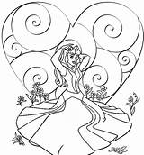 Coloring Valentines Princesses Kolorowanki Dzieci Walentynki Coloringhome sketch template