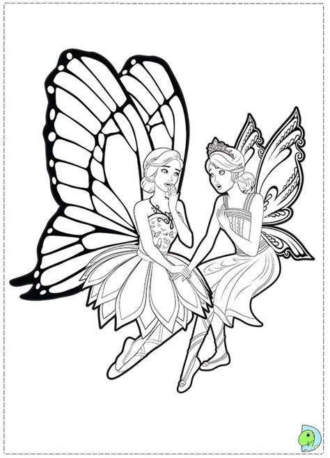 view fairy coloring pages princess barbie images colorist
