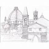 Florence Italy Drawings Sketch Pencil Sketches Architecture Drawing Illustration Architect Sketchbook Building Choose Board Robert sketch template
