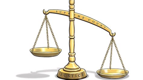 editorial cartoon scales  justice