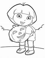 Dora Coloring Pages Halloween Easter Printable Games Explorer Printables Kids Color Getcolorings Print Boots Getdrawings Doghousemusic sketch template