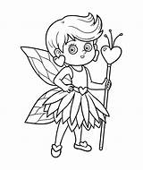 Fairy Coloring Pages Children Little Book Printable Fairies Beautiful Anime Wonder Disney sketch template