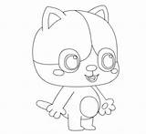 Babybus Coloring Kiki Pages Miumiu Mimi Drawing sketch template