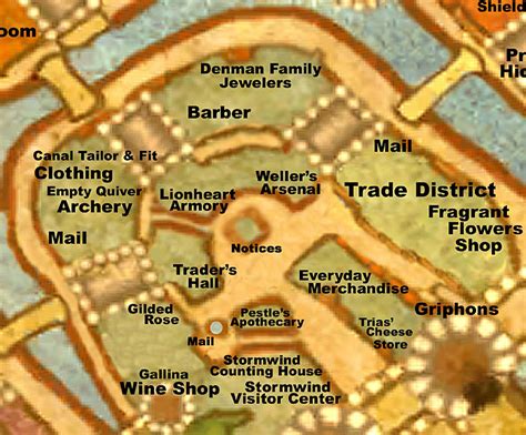 Stormwind City Map