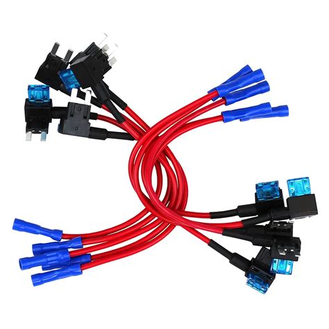 pack  car add  circuit fuse tap adapter mini atm apm blade fuse holder  fuses