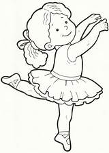 Ballerina Bailarina Colouring Colorear Danza Kitty Nininha Patchcolagem Ausmalen Składanie Bezpłatny Papieru Dzieci Kocyki Szablon Baletowy Szczęśliwym Dziewczyny Tańce Być sketch template