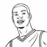 Irving Kyrie Colouring Bestappsforkids sketch template