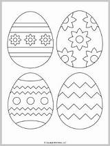 Easter Egg Templates Medium Template Printable Eggs Coloring Pages Mombrite Decorate Quarters Per Child Cut Each Paper Hand Kids sketch template