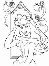 Aurora Coloring4free Princesses sketch template