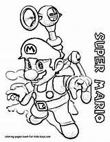 Mario Coloring Pages Super Disney Printables sketch template