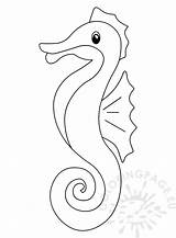 Seahorse Disegni Colorare Dell Cavalluccio Oceano Coloringpage sketch template