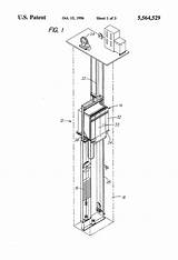 Patents Elevator Frame Drawing Car sketch template