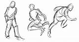 Drawing Gesture Figure Human Drawings Figures Gestural Movement Pose Step Four Time Form sketch template
