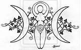 Wicca Spiral Wiccan Tatoo Witchcraft sketch template