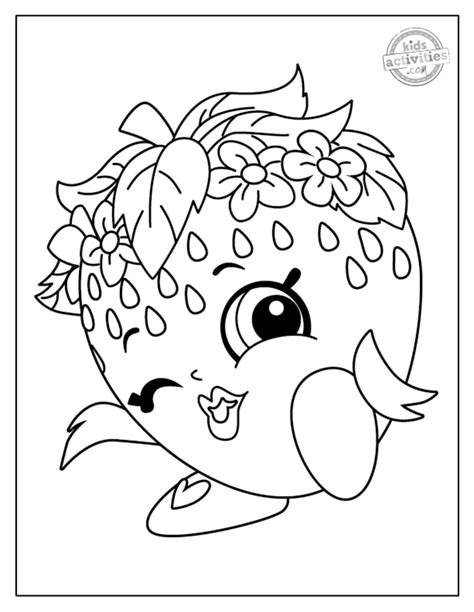 adorable shopkins printable coloring pages  kids activities blog