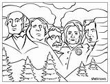 Coloring Rushmore Mount Hillary Clinton Jam Packed Power Book Girl Getcolorings Sheknows sketch template