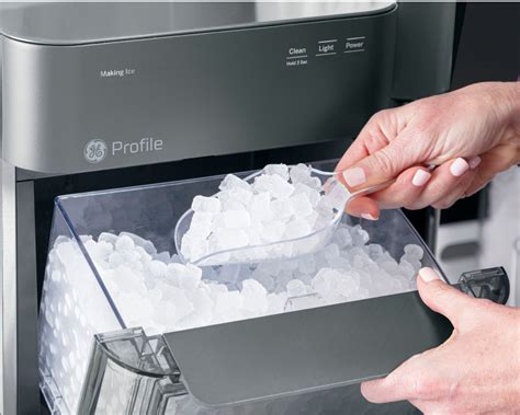 questions  answers ge profile opal   lb portable ice maker  nugget ice production