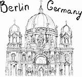 Coloring Berlin Pages Germany Places Adult Kidspressmagazine Wall Around Stress Books sketch template