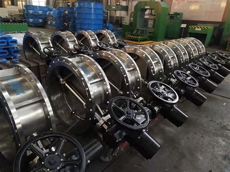 supply   worm gear operated eccentric butterfly valve wholesale factory tianjin tanggu