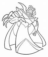 Zurg Emperor Toy Story Coloring Pages Evil Cartoons Buzz Lightyear Woody sketch template