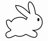 Bunny Outline Clipart Clip sketch template