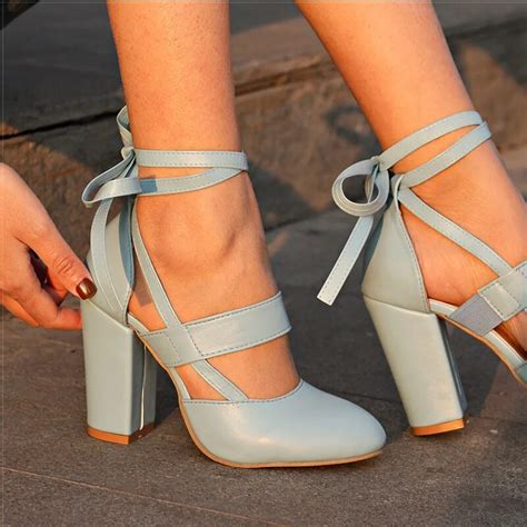 women pumps comfortable thick heels women shoes brand high heels ankle