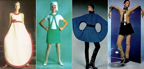 amazing space age fashion designs  pierre cardin    vintage everyday