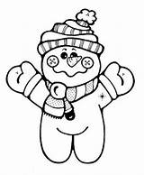 Snowman Coloring Christmas Pages Cheeky Mr Chibi Preschool Snow Man Color Kids Getcolorings sketch template