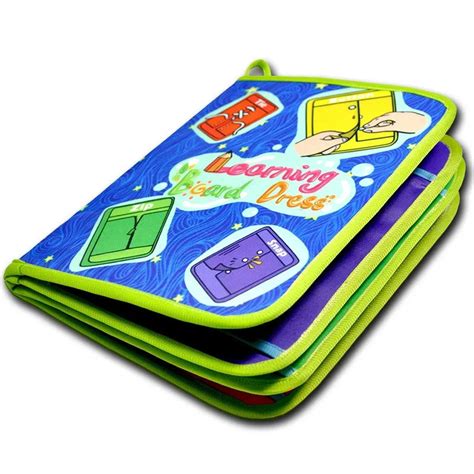 montessori learn  dress boards quiet baby book early learning basic life skills toys zip snap