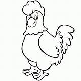 Hen Coq Poule Drawing Dessin Colorier Coloring Tete Coloriage Printable Pic Imprimer Animals Gratuit Dessins Pages Chicken Printablefreecoloring sketch template