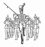 Marching Woyzeck Tambourmajor Clipground sketch template